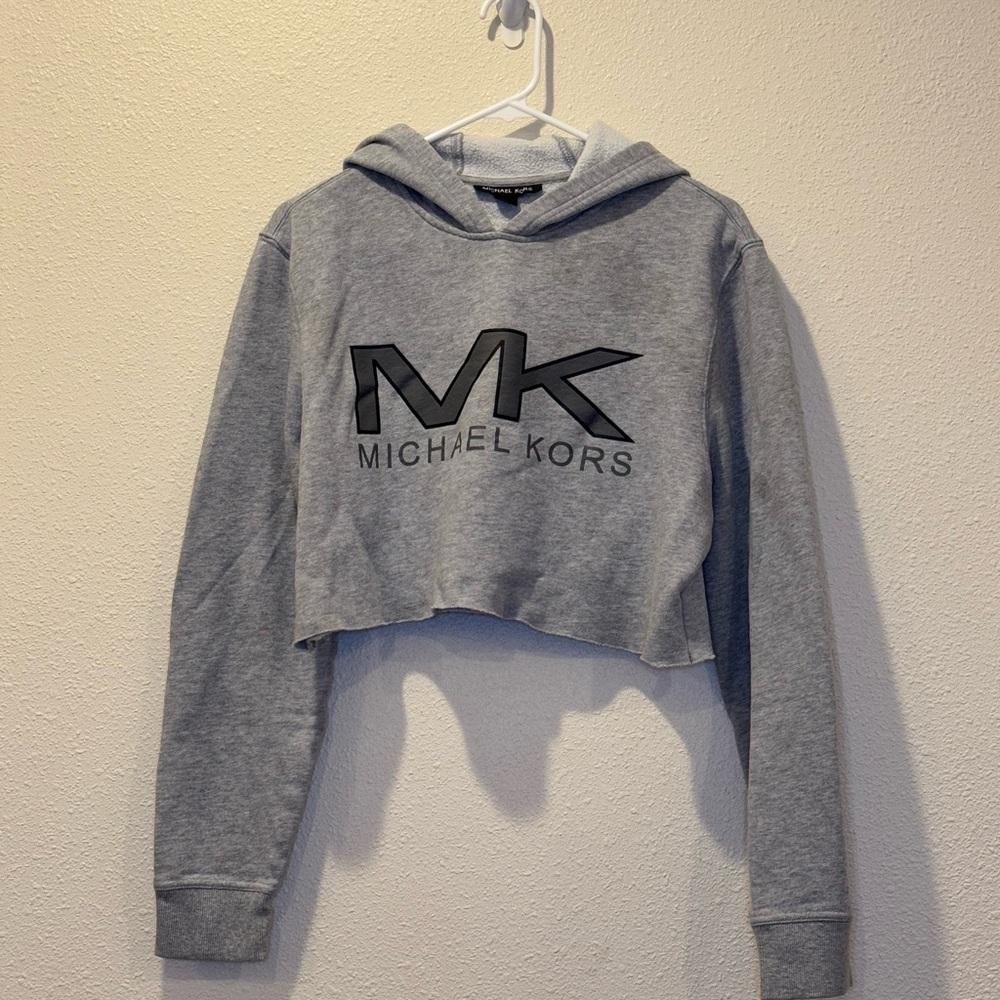 Micheal Kors cropped hoodie